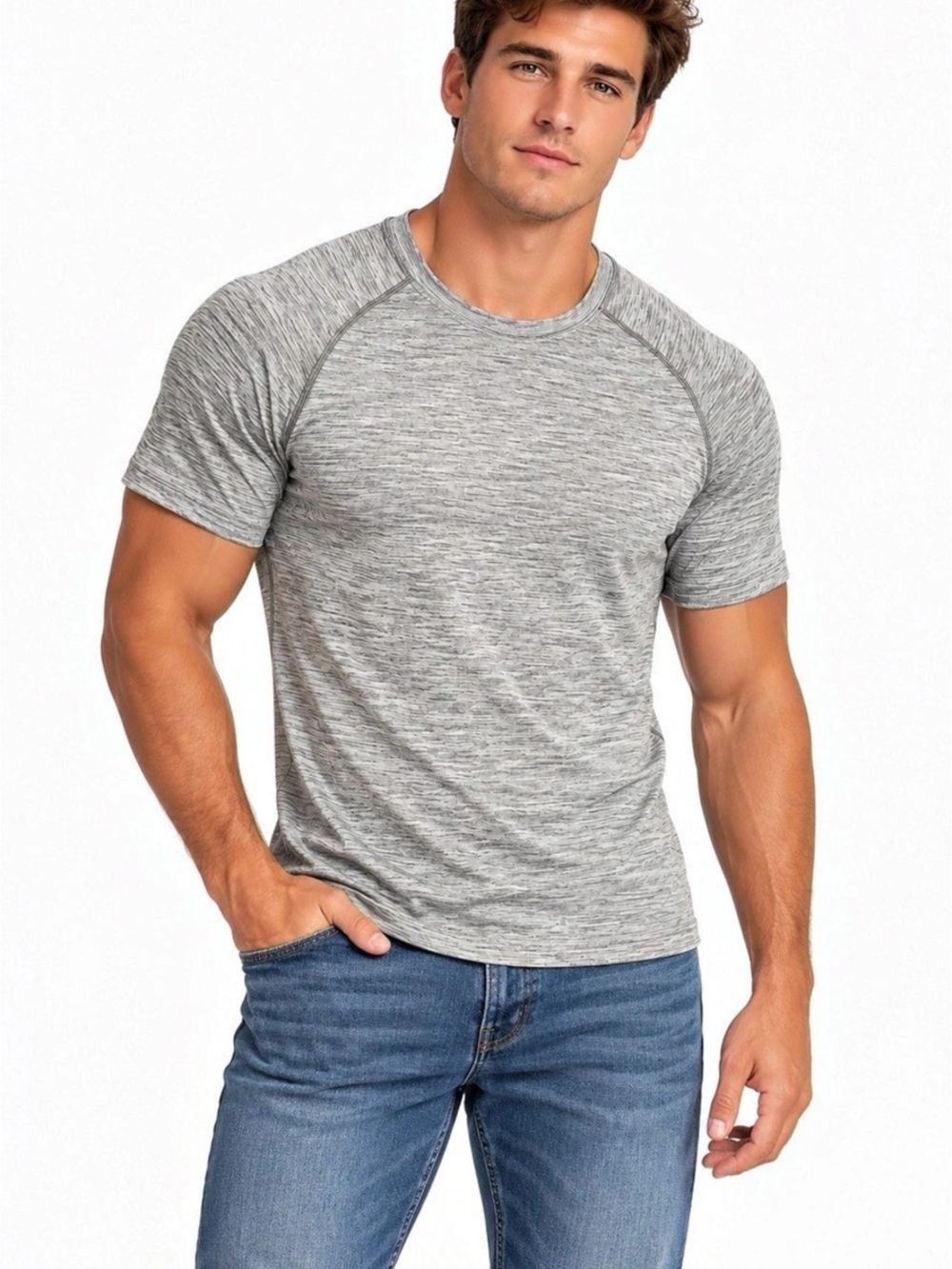 Lululemon Metal Vent Tech Short-Sleeve Shirt Gray Small